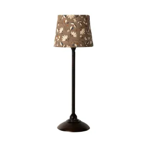 maileg miniature floor lamp, anthracite