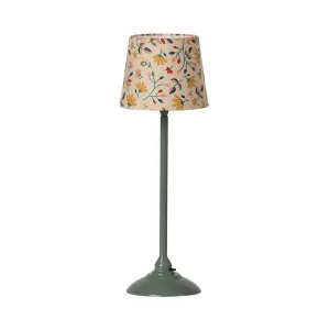 maileg miniature floor lamp, dark mint