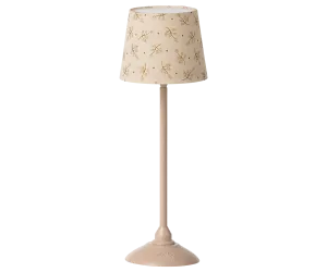 maileg miniature floor lamp, powder