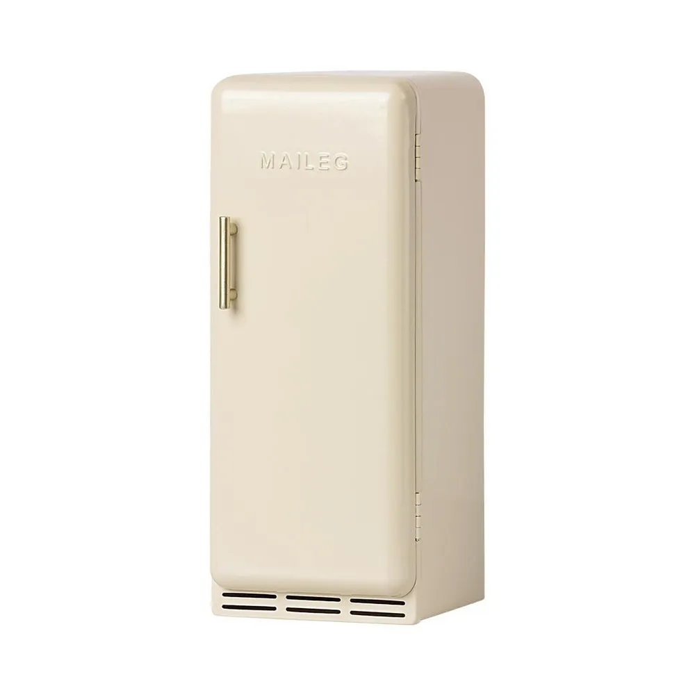 maileg miniature fridge, off white