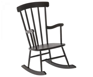 Maileg Miniature Rocking Chair - Dark Anthracite