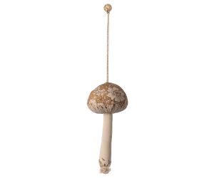 Maileg mushroom ornament - blossom, ochre