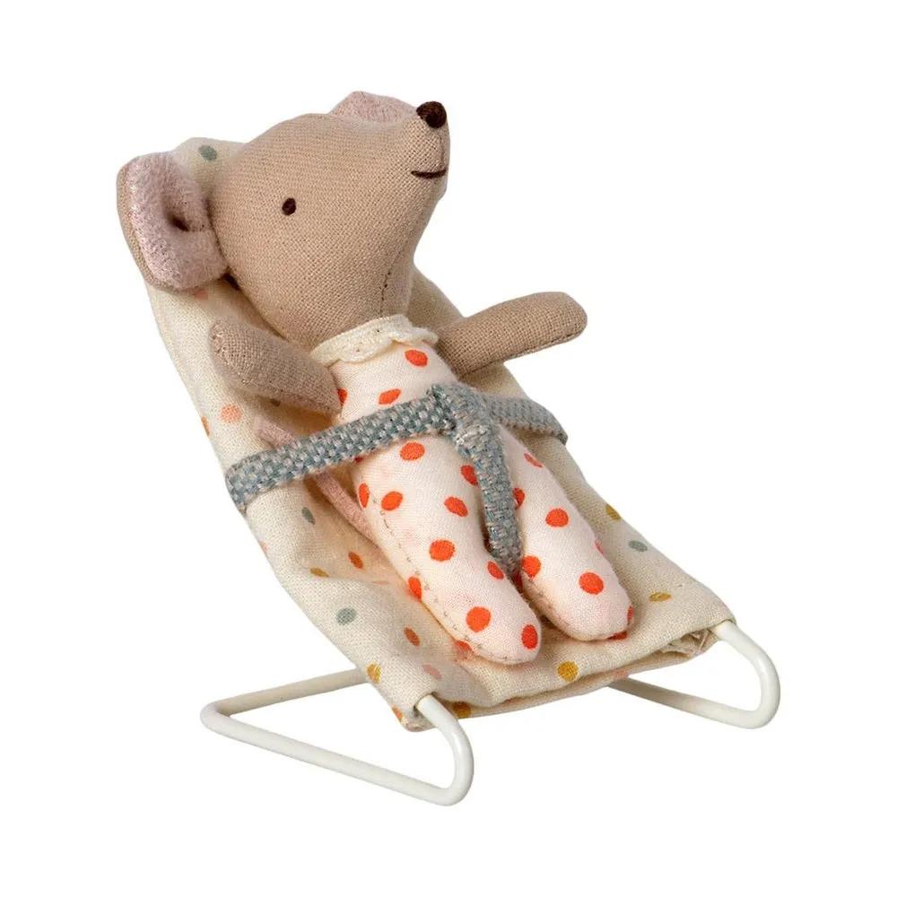 maileg MY babysitter bouncy chair dot