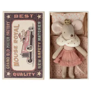 Maileg Princess Mouse little sister in matchbox 2023
