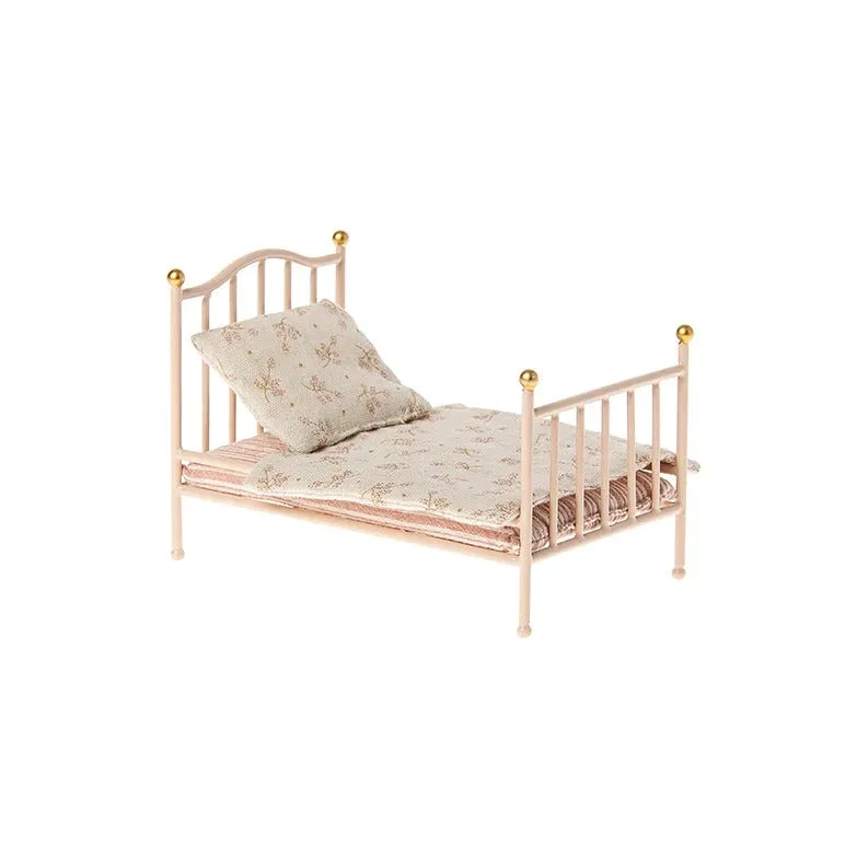 maileg vintage mouse bed, rose