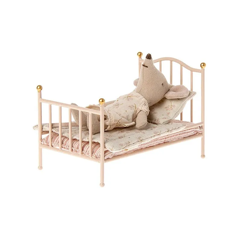 maileg vintage mouse bed, rose