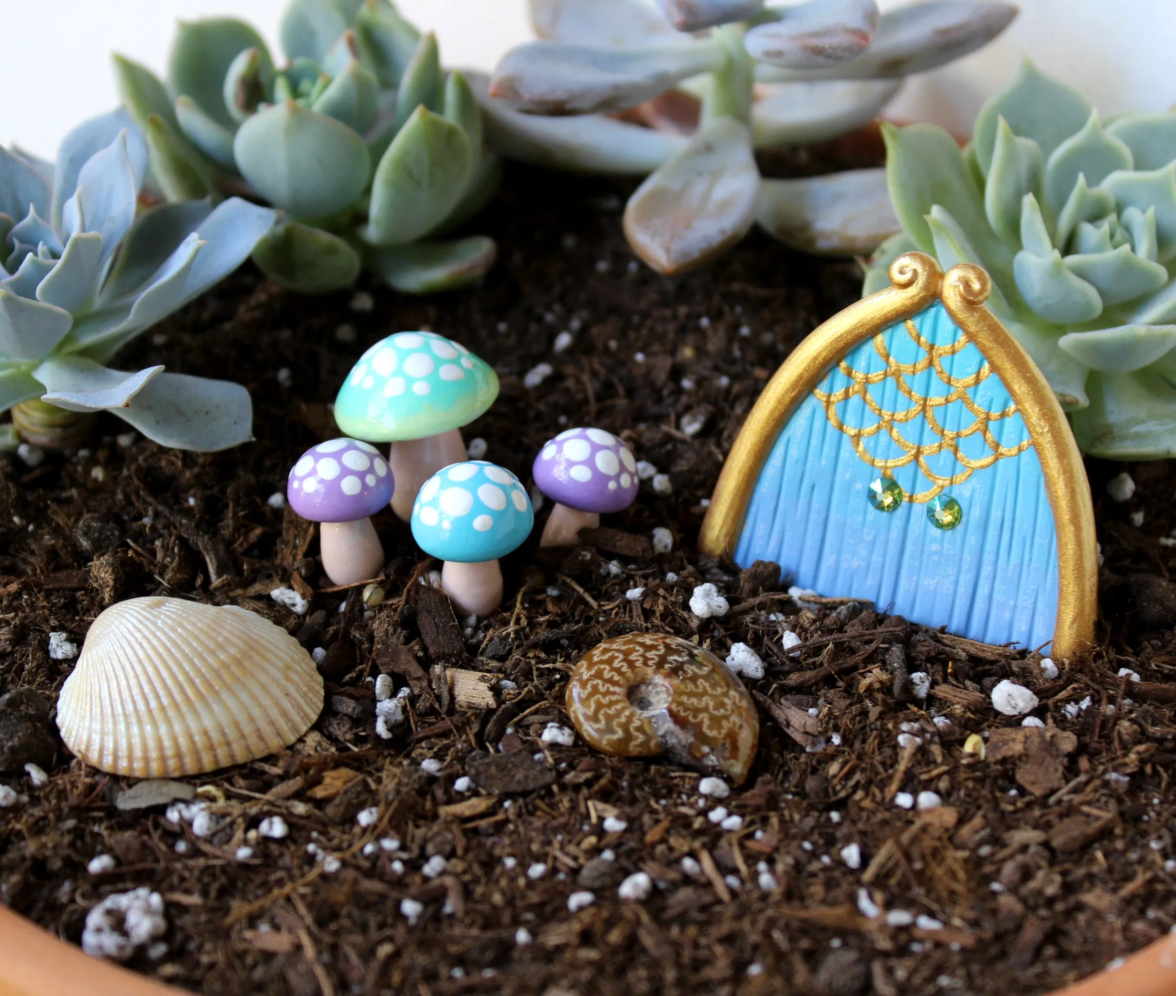 Mermaid Fairy Garden Kit