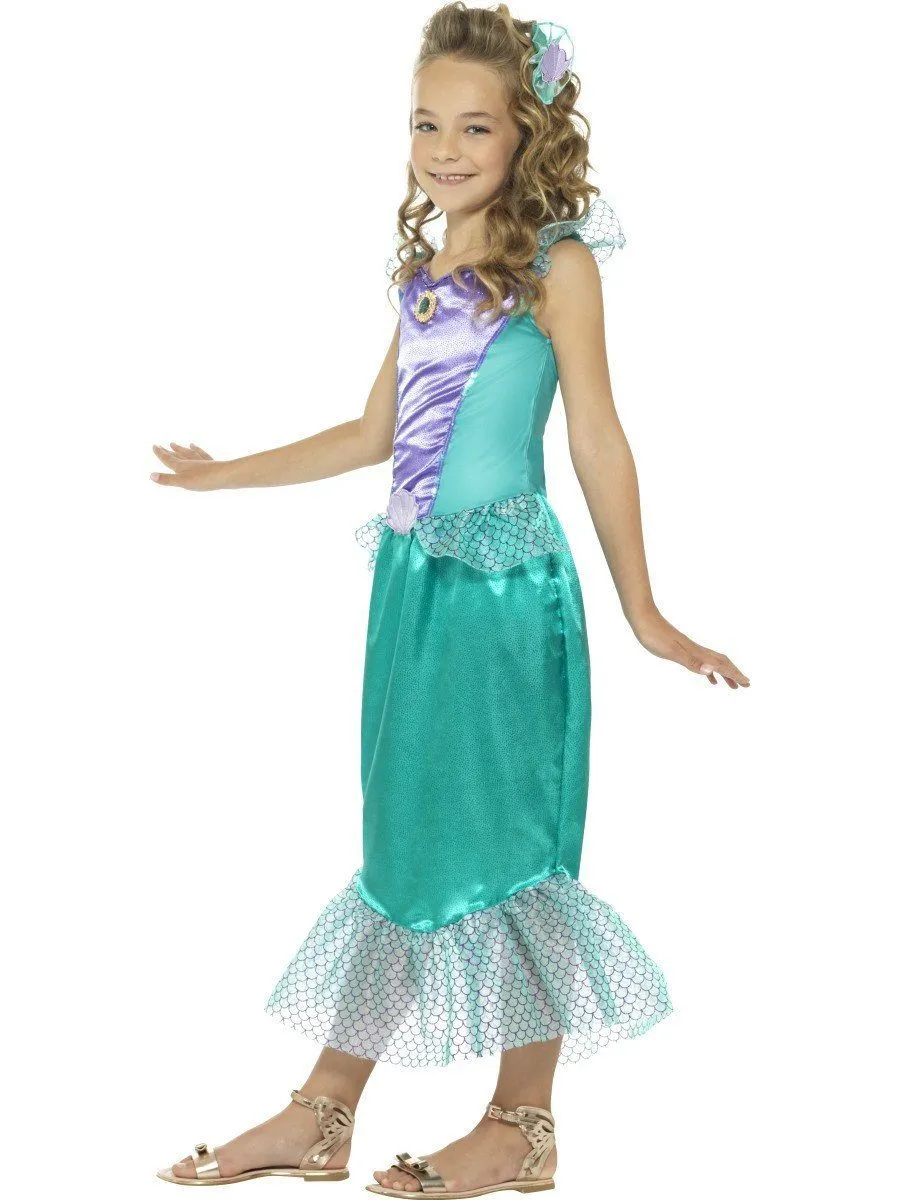 Mermaid Little Deluxe Princess Girls and Tween Size Costume