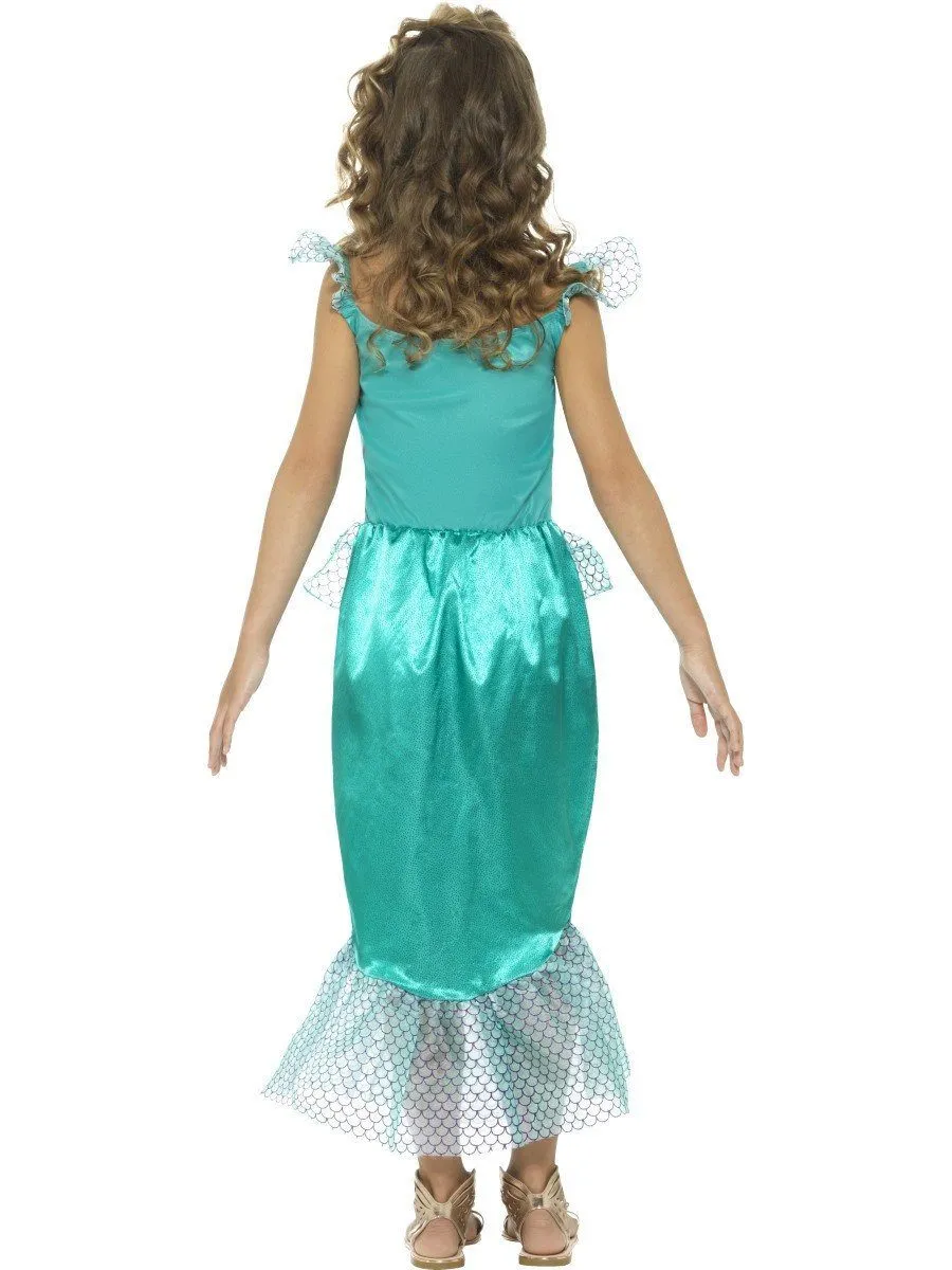 Mermaid Little Deluxe Princess Girls and Tween Size Costume