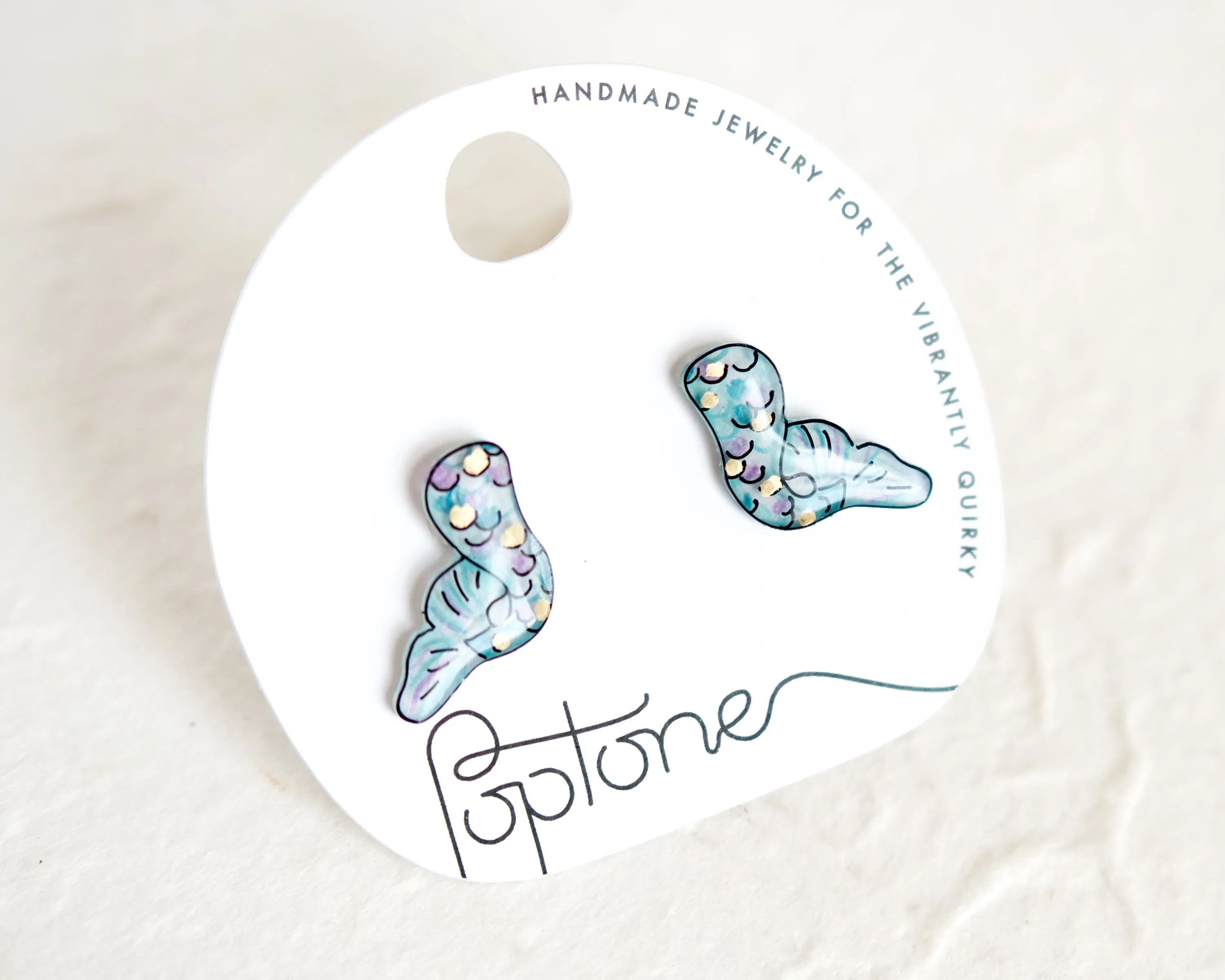 Mermaid Tail Earrings | little ocean fantasy earrings