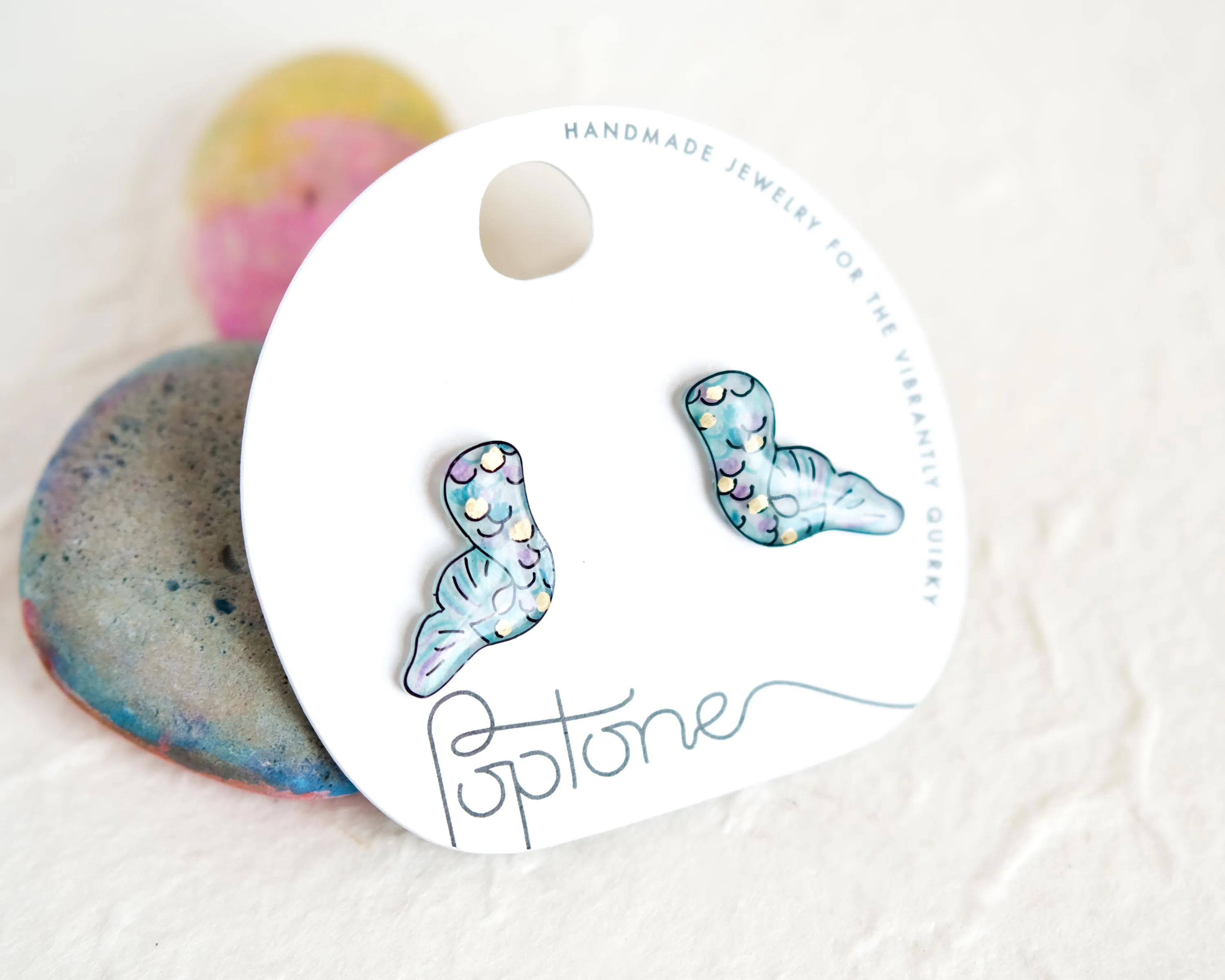 Mermaid Tail Earrings | little ocean fantasy earrings