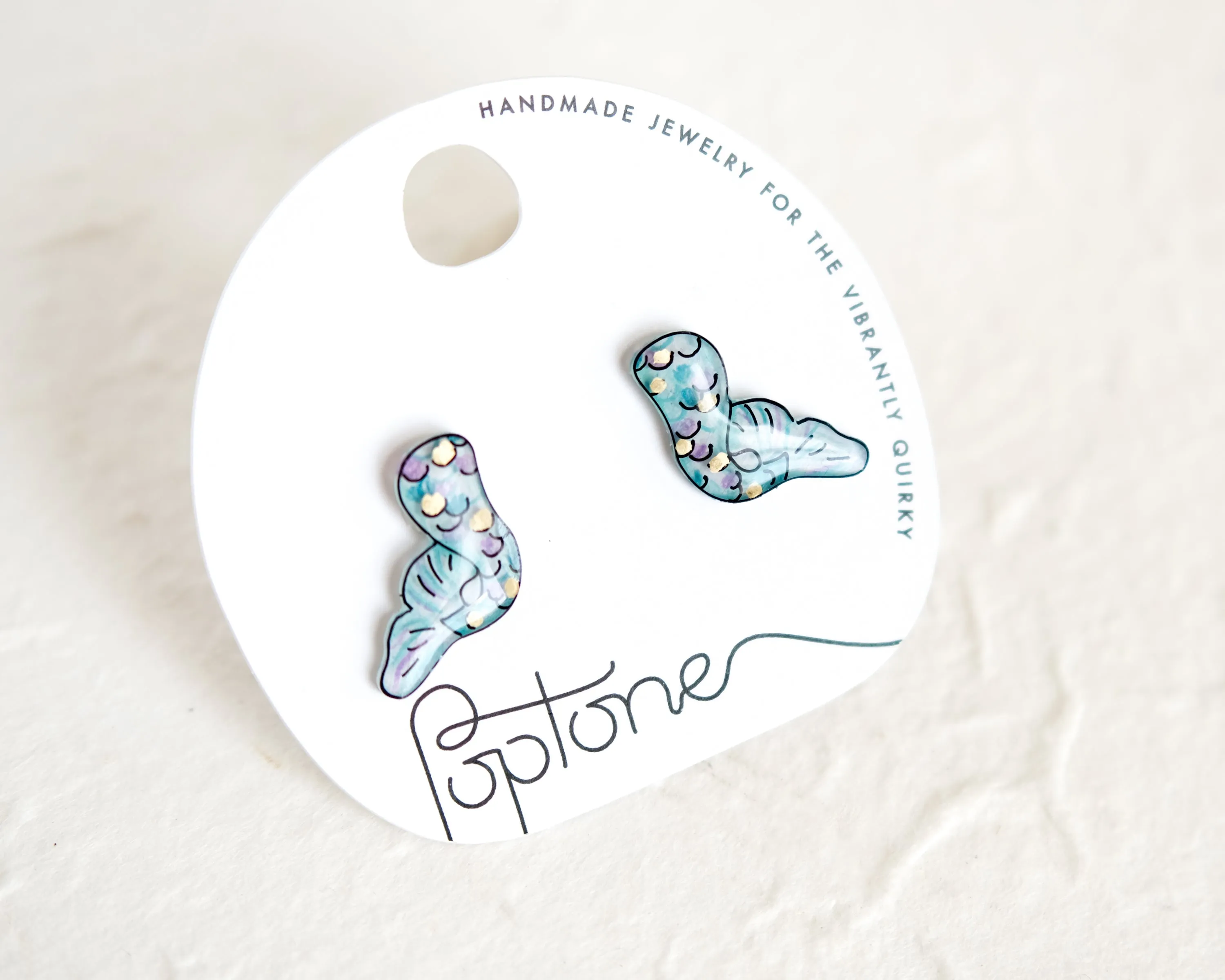 Mermaid Tail Earrings | little ocean fantasy earrings