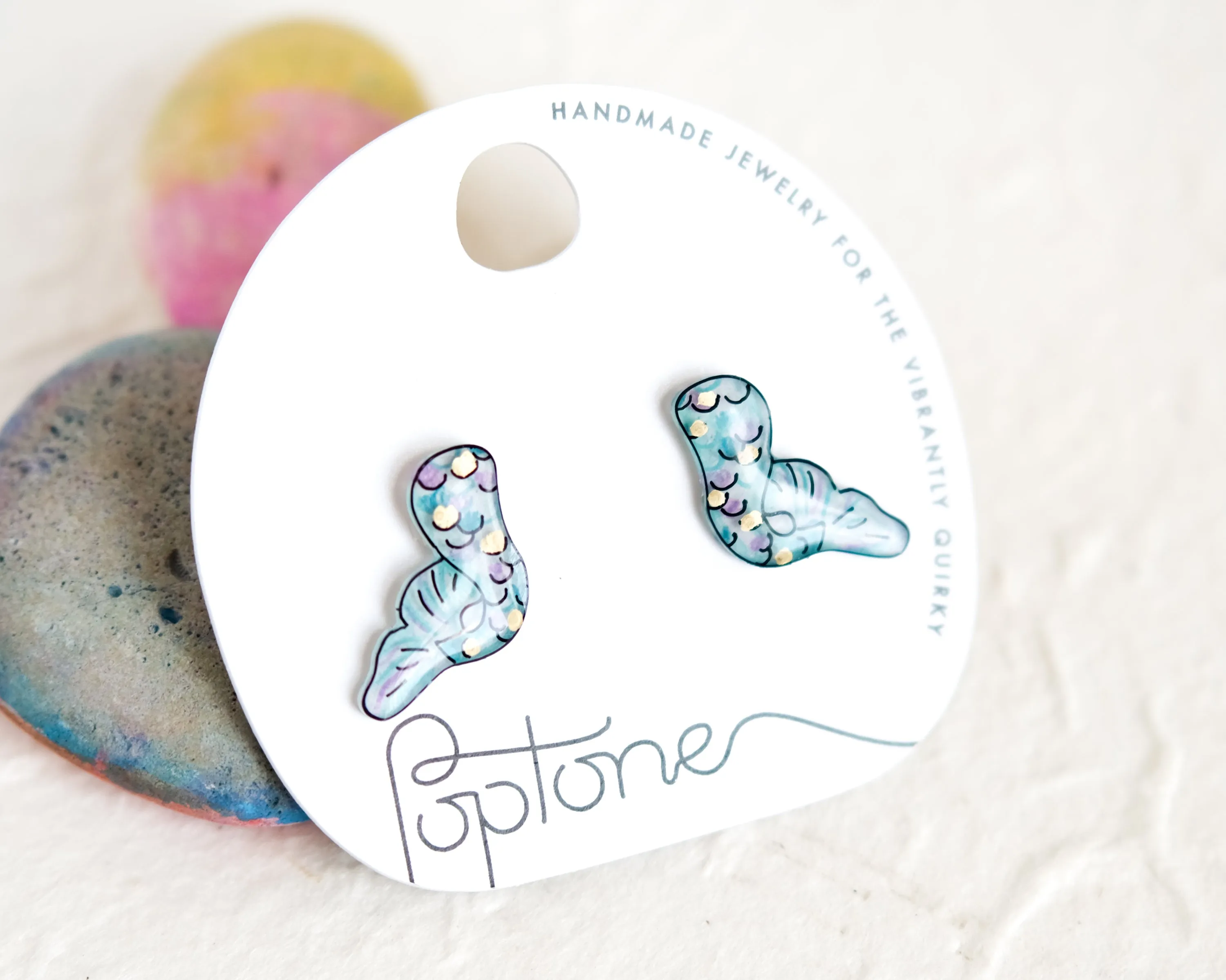 Mermaid Tail Earrings | little ocean fantasy earrings