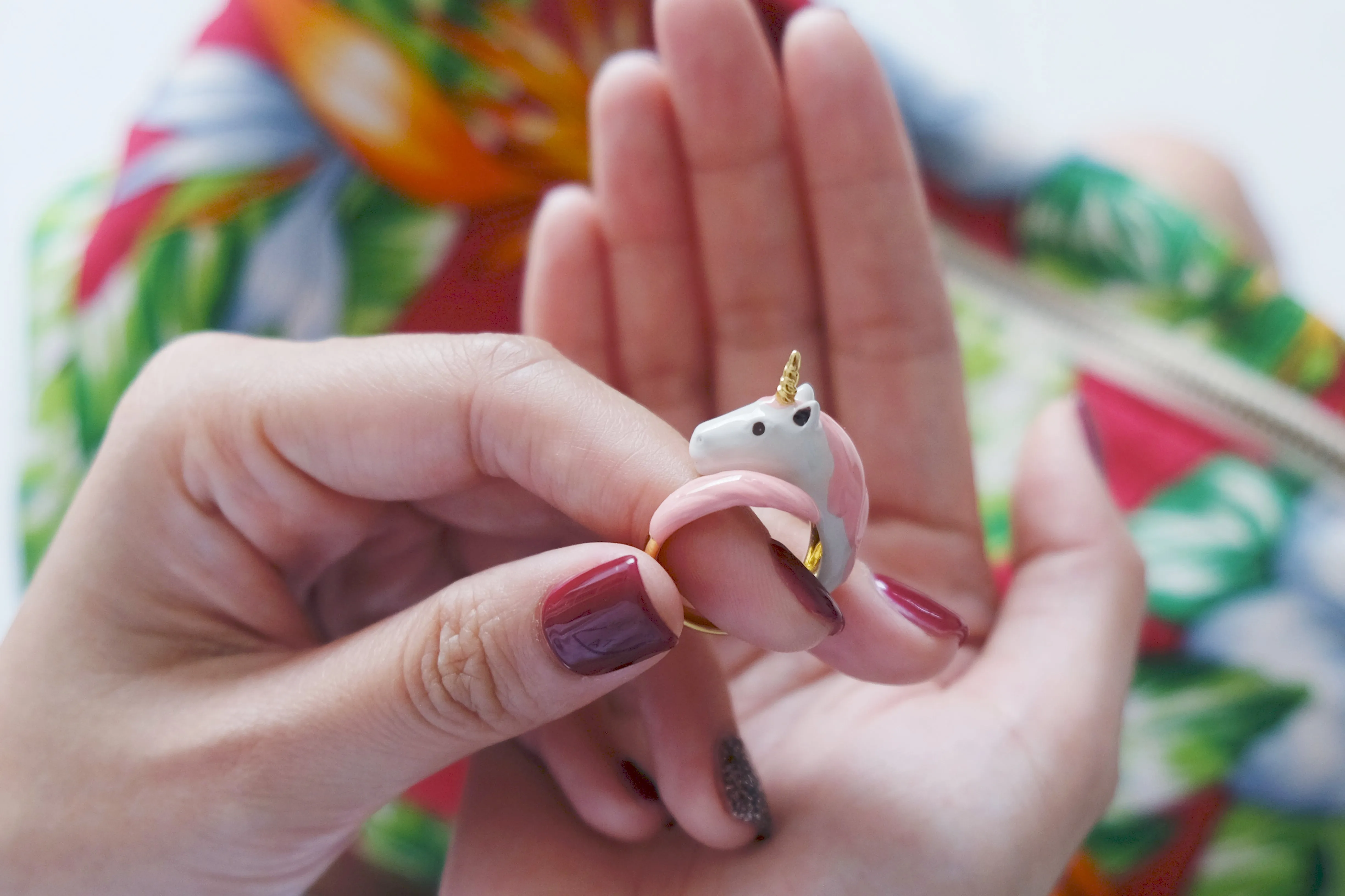 Mini Unicorn Ring Pink