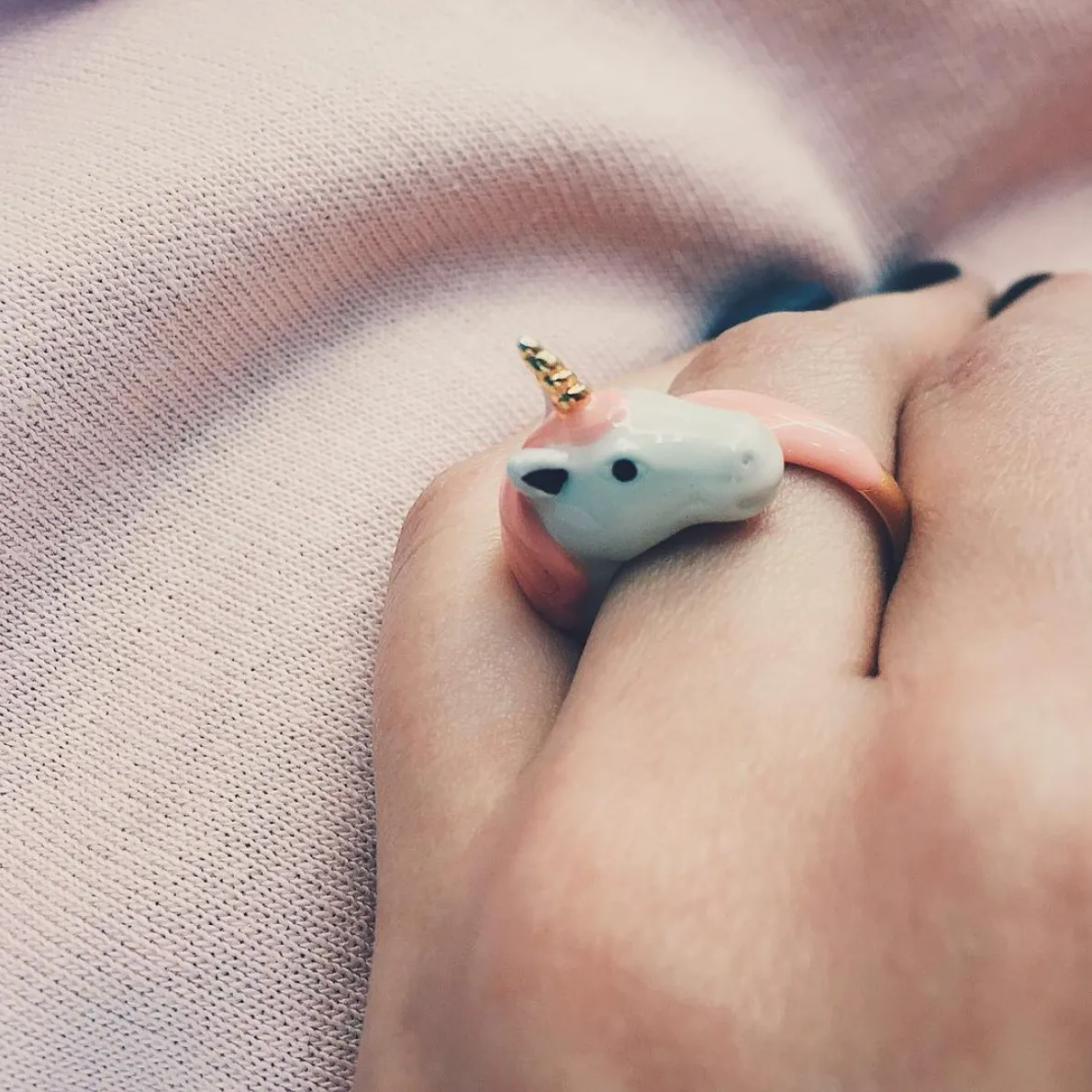 Mini Unicorn Ring Pink