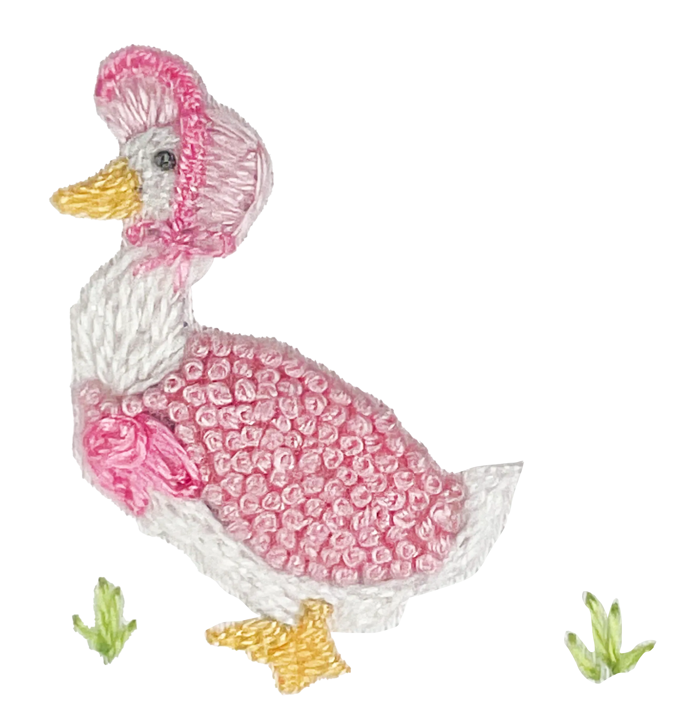 Mother Goose Pima Baby Blanket | White