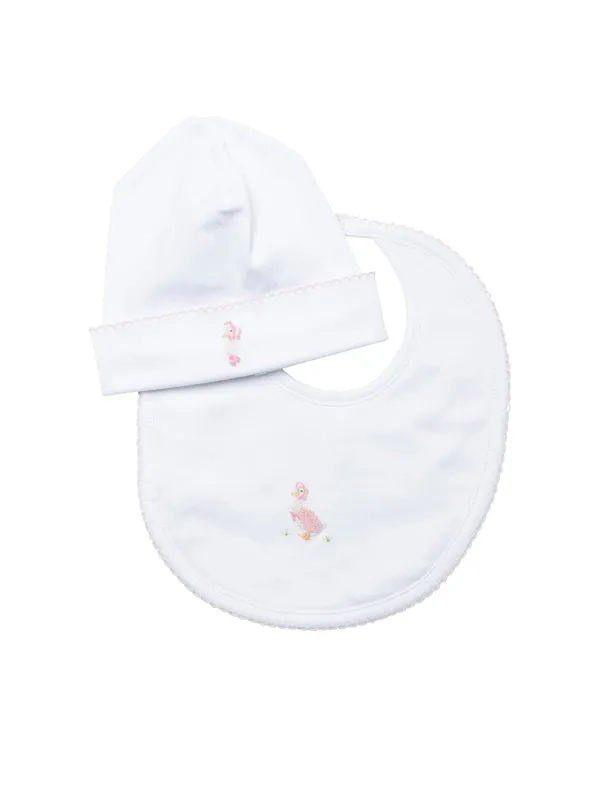 Mother Goose Pima  Baby Hat | White