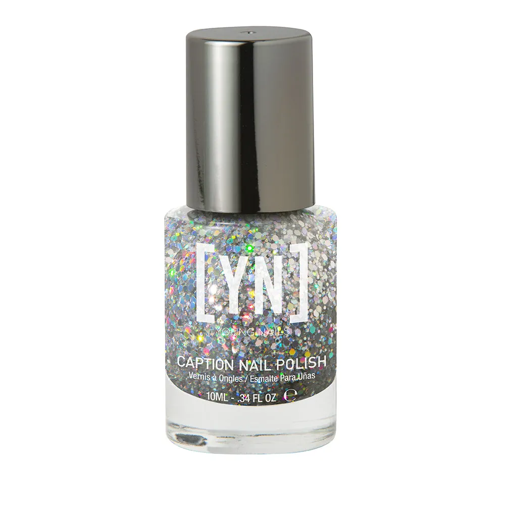 My Oh My!, Silver Holo Glitter, 10ml