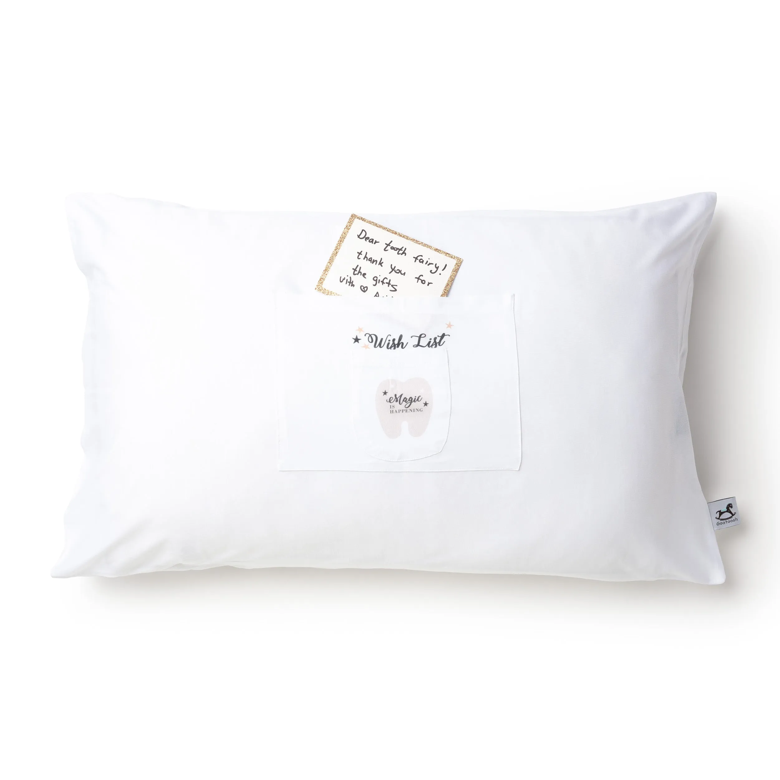 My Tooth Fairy Pillowcase- organic cotton