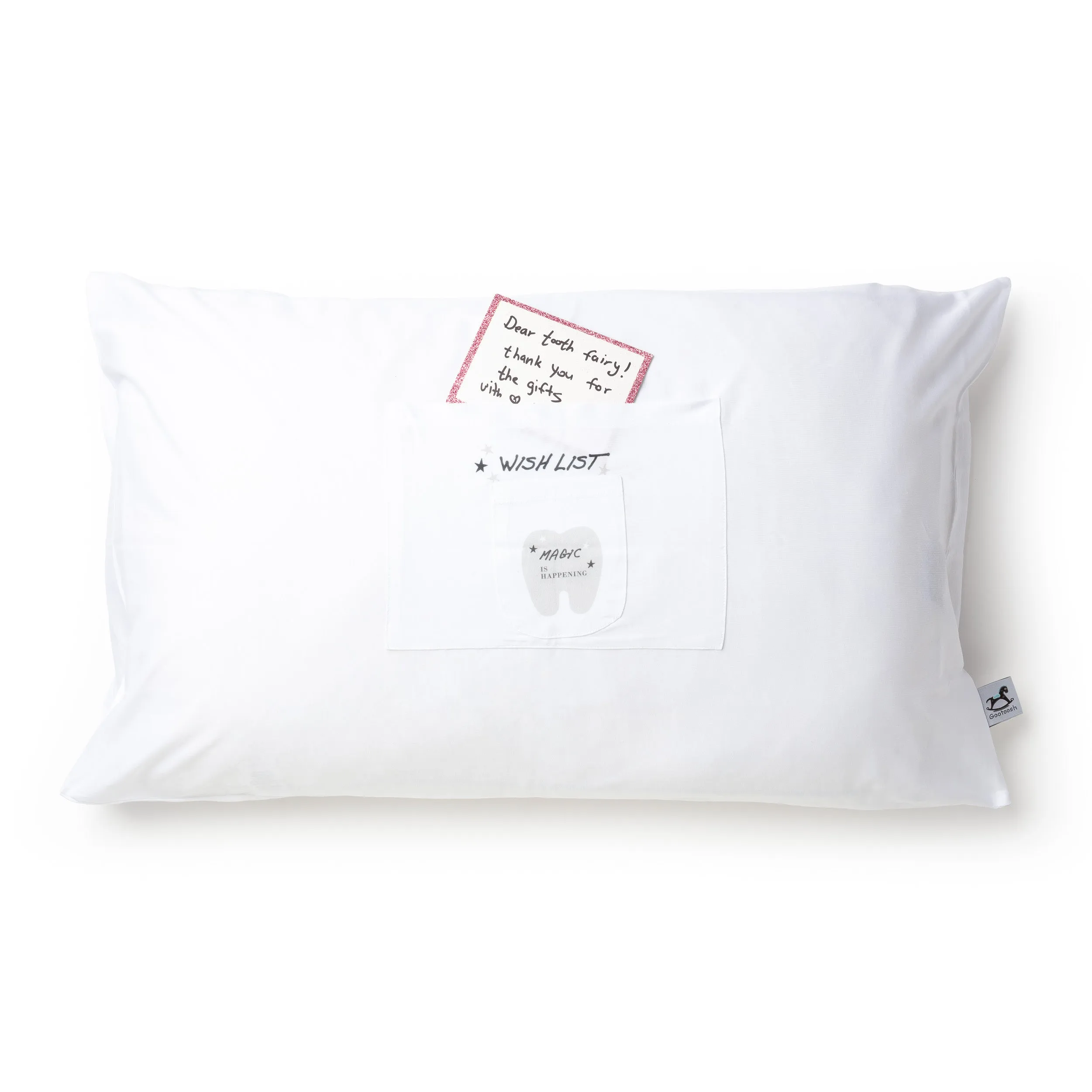 My Tooth Fairy Pillowcase- organic cotton