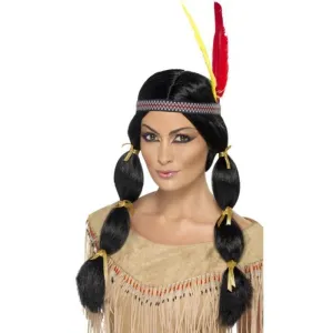 Native American Inspired Wig   Black