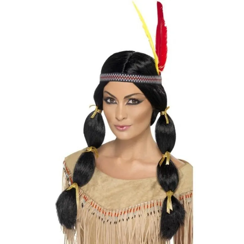 Native American Inspired Wig   Black