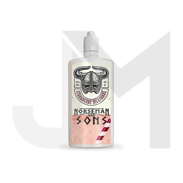 Norsemen 100ml Shortfill Flask Milkshakes 0mg (70VG/30PG)