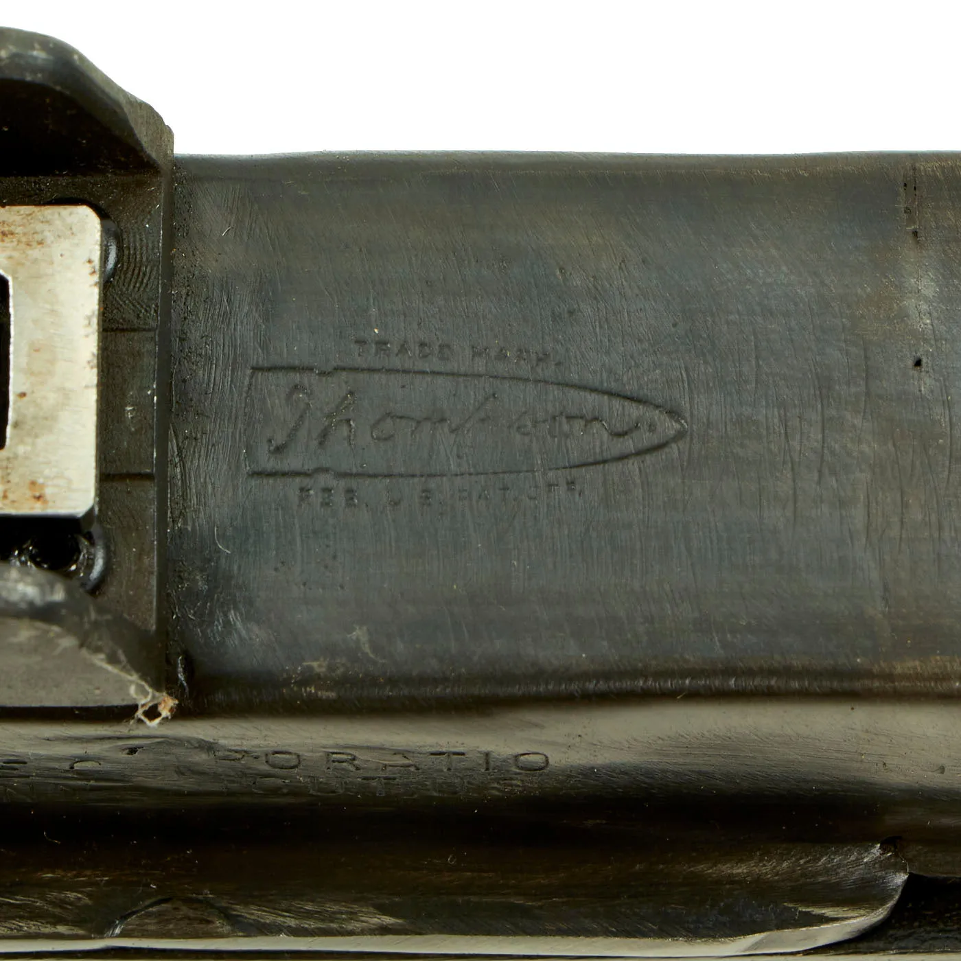 Original U.S. WWII Thompson M1A1 Display Submachine Gun Serial 219699 with Sling & Magazine - Original WWII Parts