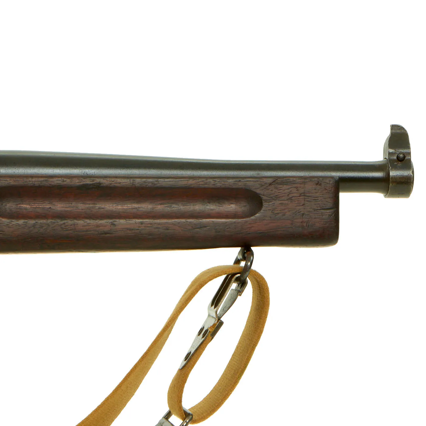 Original U.S. WWII Thompson M1A1 Display Submachine Gun Serial 219699 with Sling & Magazine - Original WWII Parts