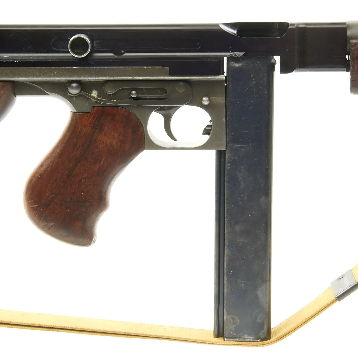 Original U.S. WWII Thompson M1A1 Display Submachine Gun with Sling - Serial 78420