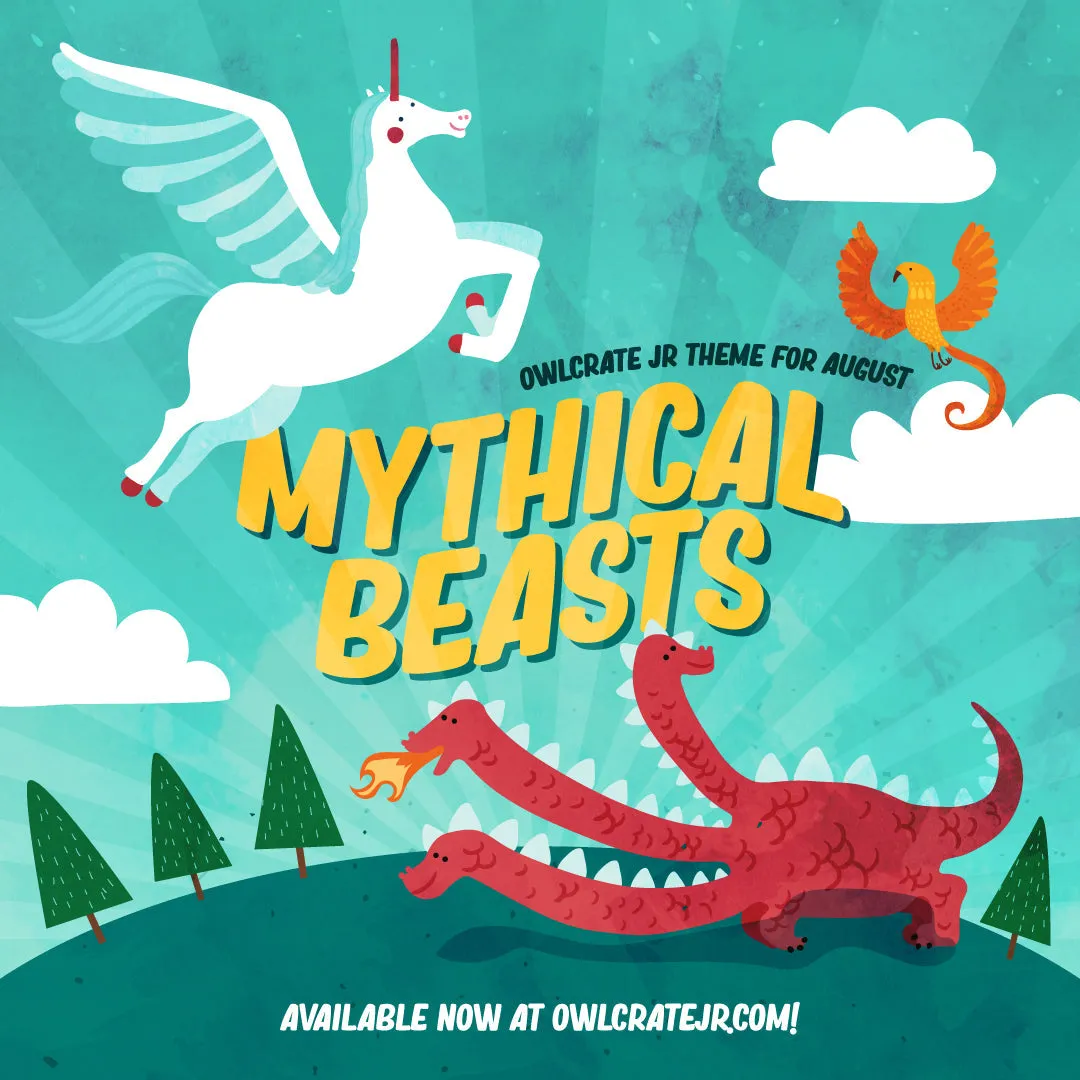 OwlCrate Jr's 'MYTHICAL BEASTS' Box