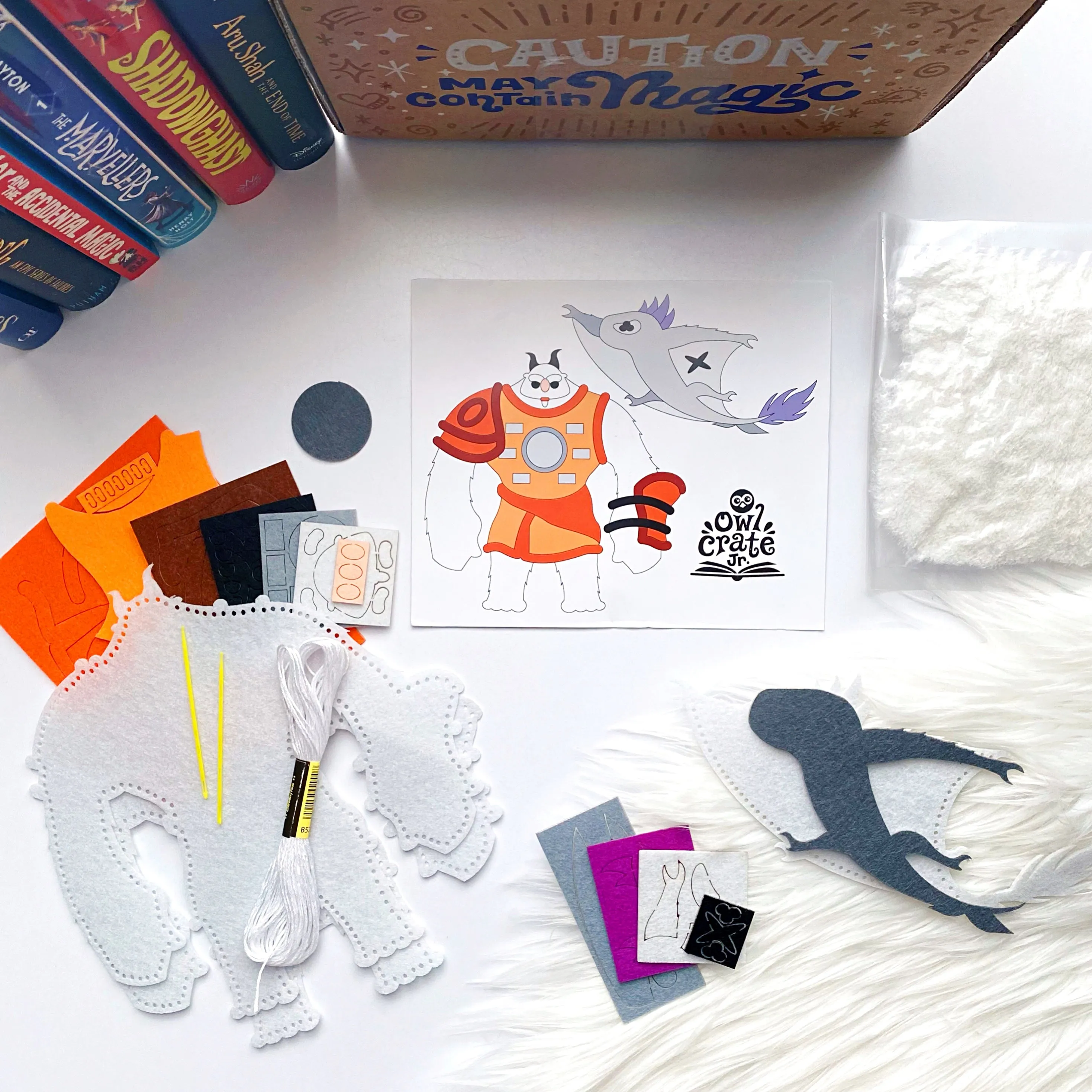 OwlCrate Jr's 'MYTHICAL BEASTS' Box