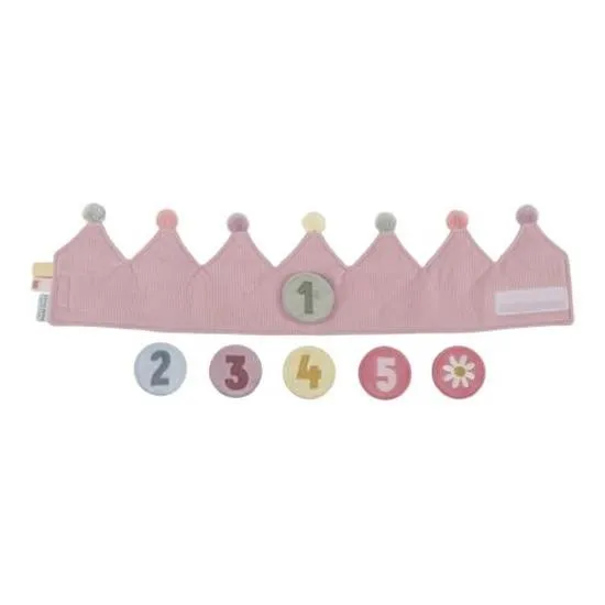 Pink Birthday Crown with Numbers - Little Dutch