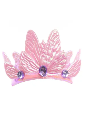 Pink Butterfly Soft Crown