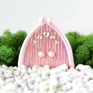 Pink Gold Fairy Door