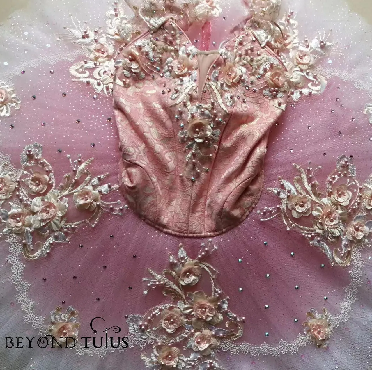 Pink Professional Floral Tutu