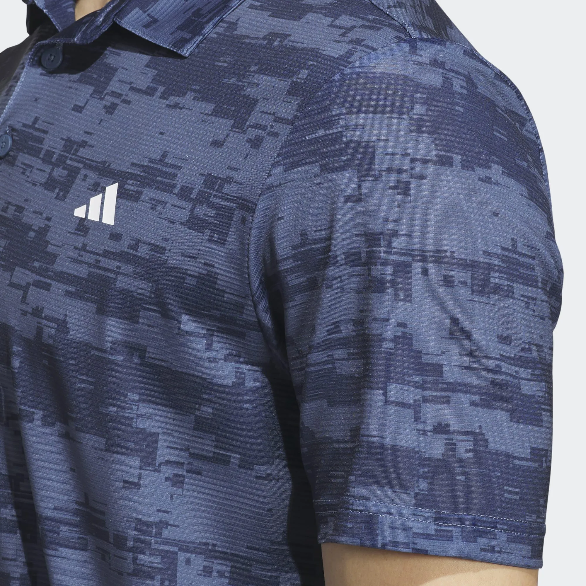 Polo de golf a rayas HEAT.RDY de adidas