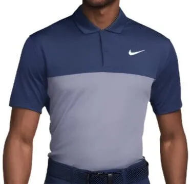 Polo de golf Nike Dry Victory con bloques de color