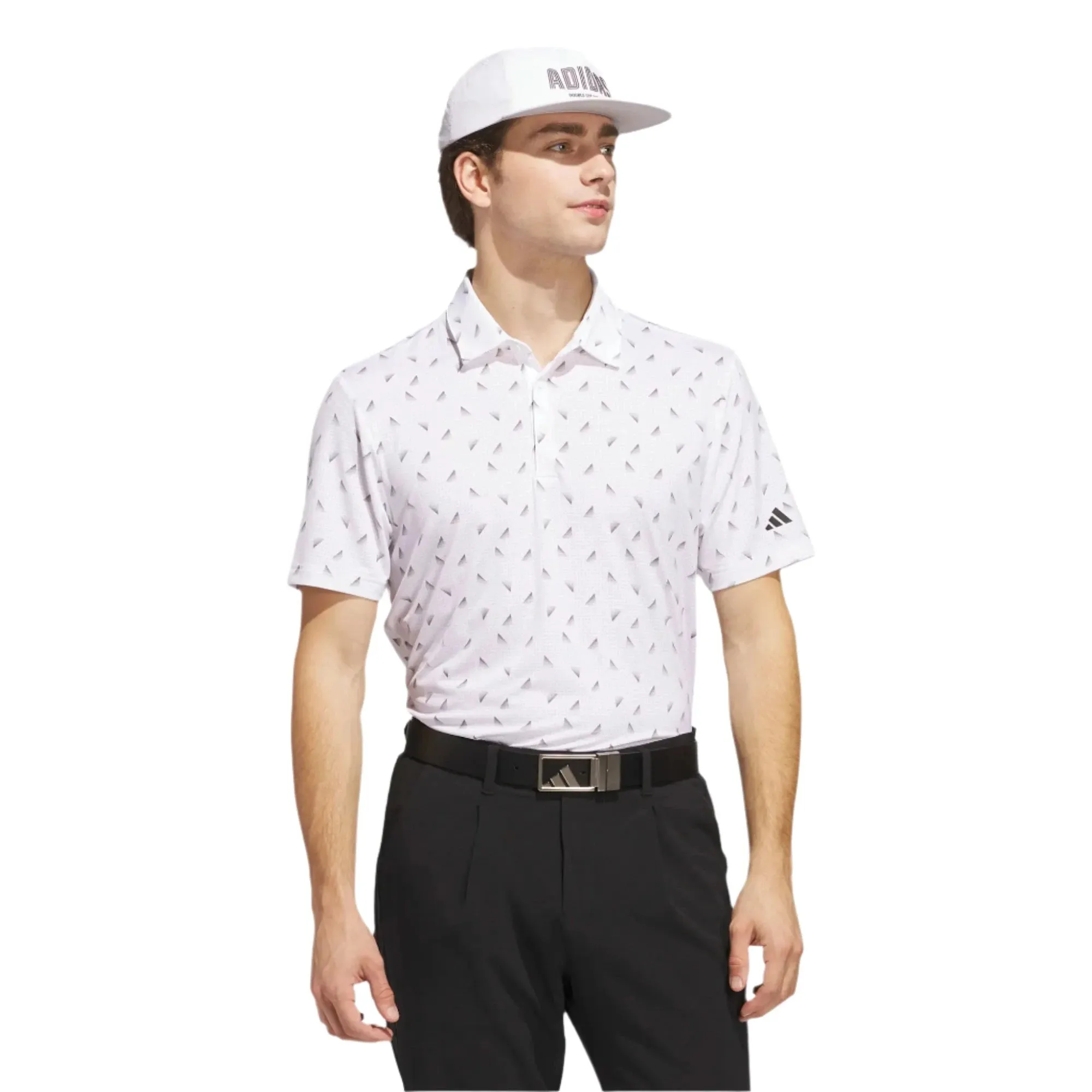 Polo de malla con estampado adidas Ultimate365