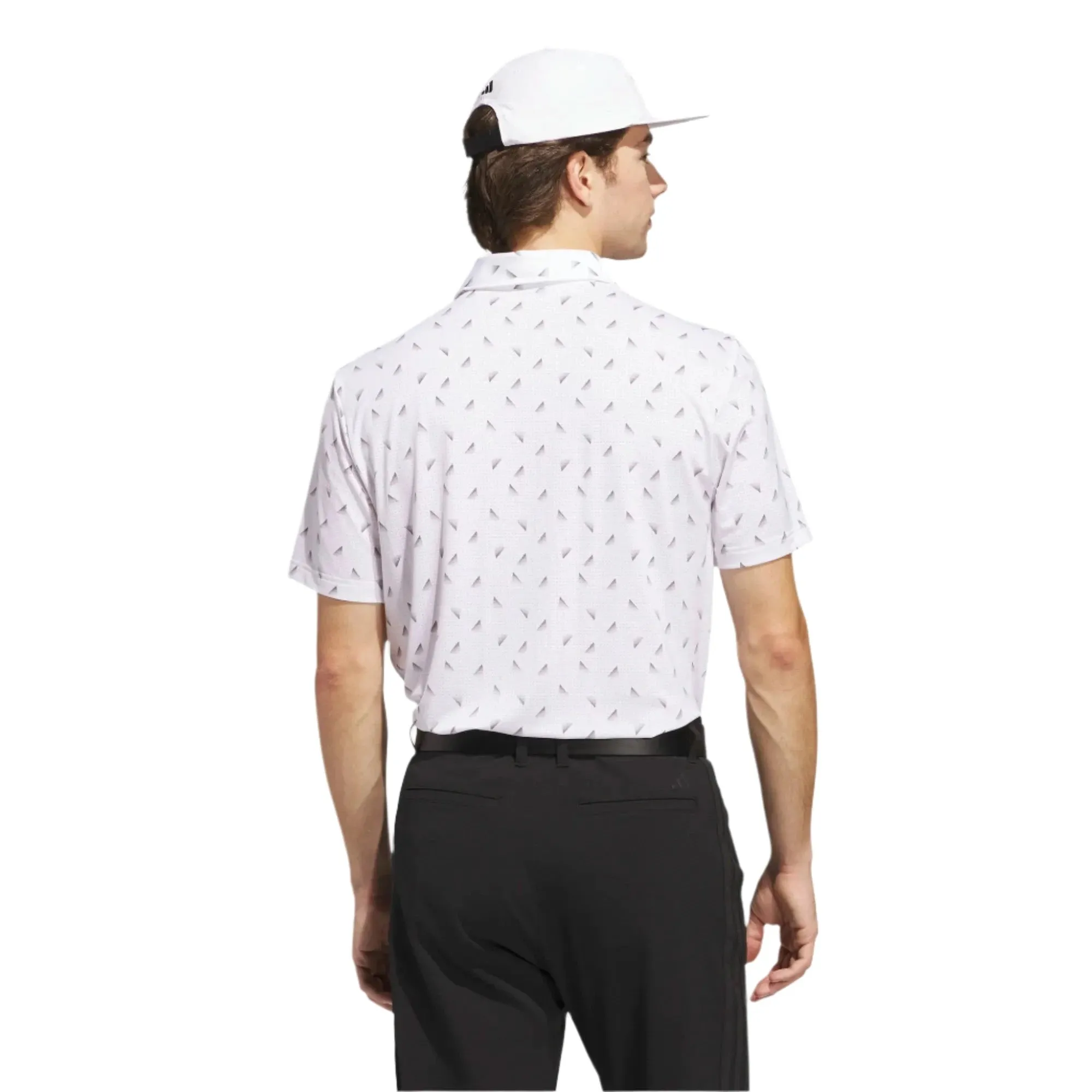 Polo de malla con estampado adidas Ultimate365