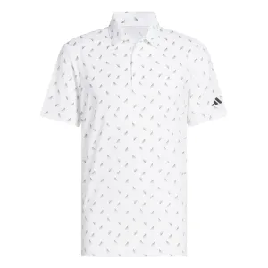 Polo de malla con estampado adidas Ultimate365