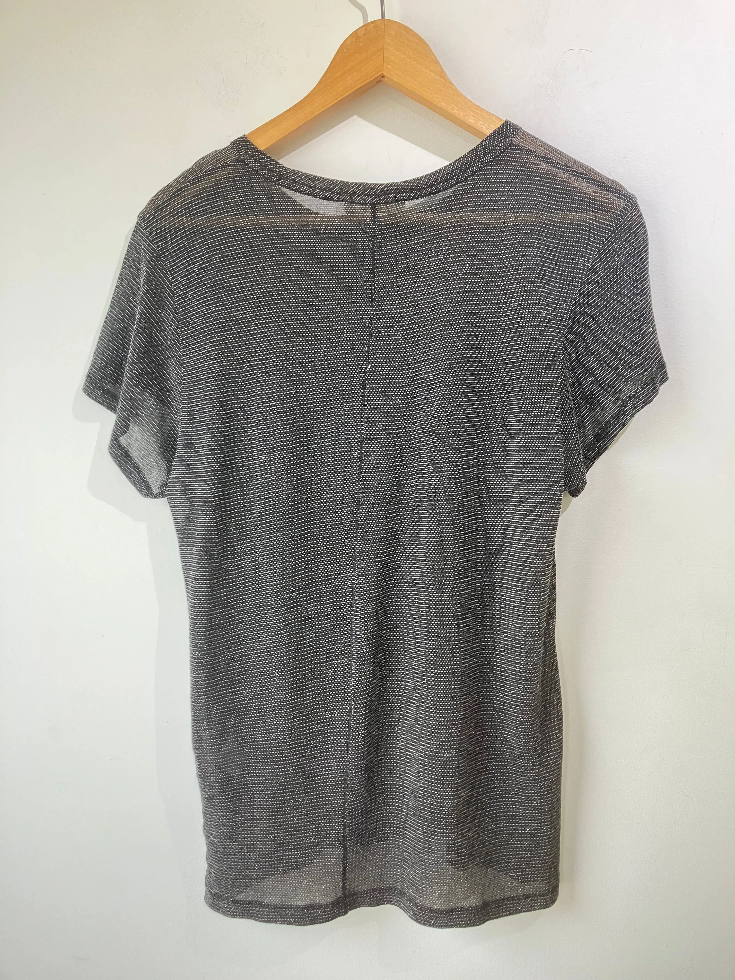 Rag and Bone Charcoal Sparkle Tee