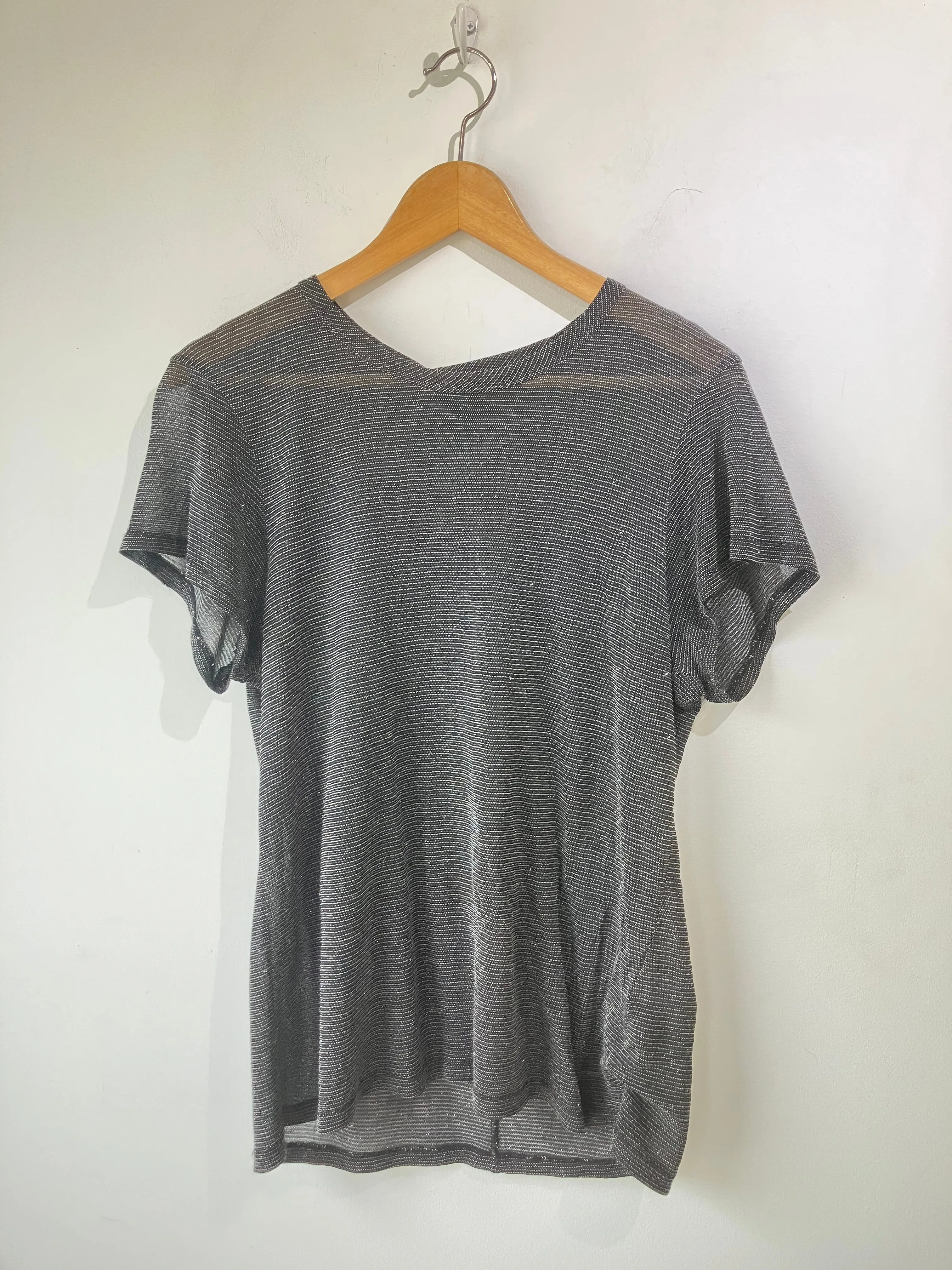 Rag and Bone Charcoal Sparkle Tee