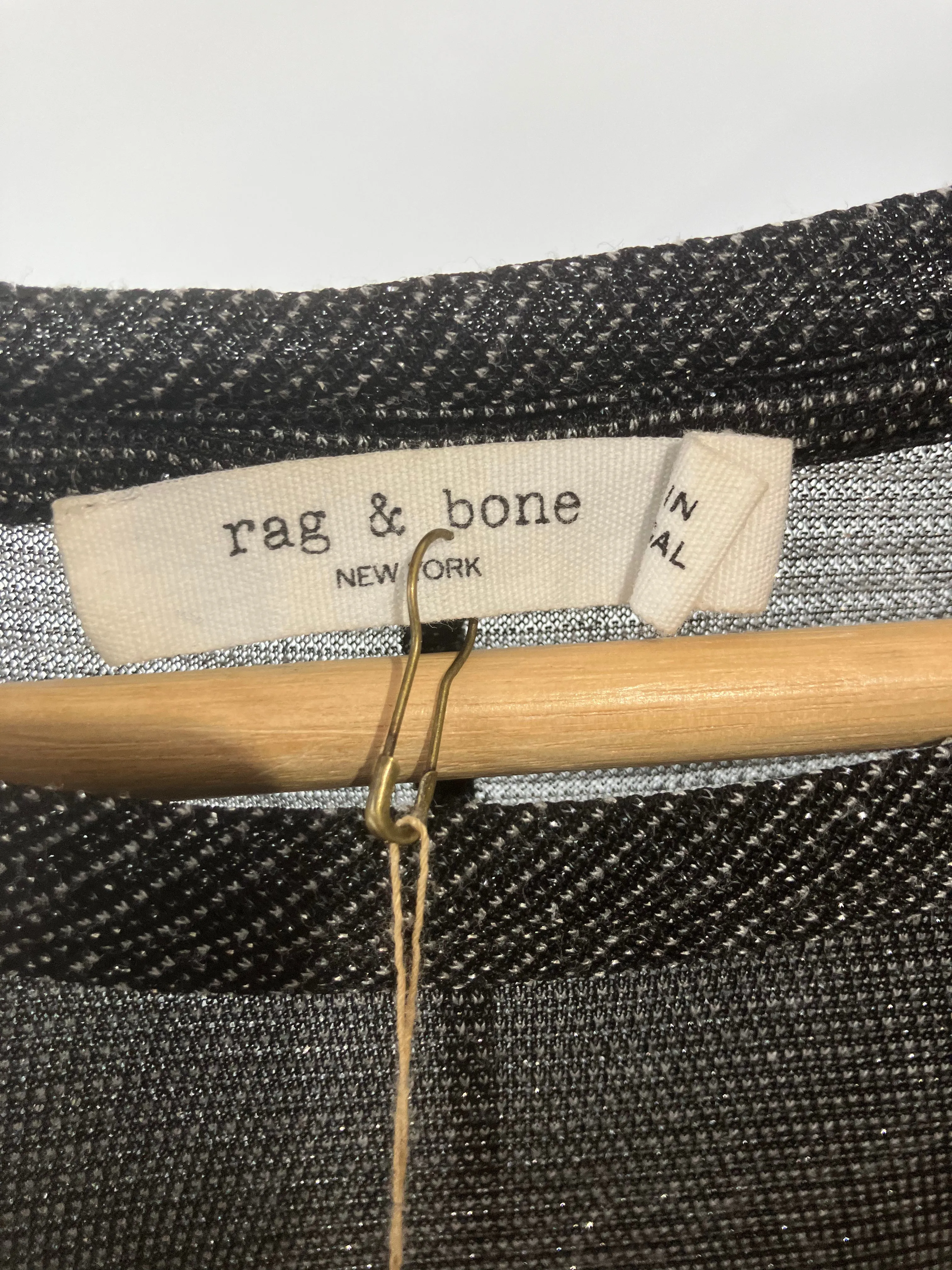 Rag and Bone Charcoal Sparkle Tee