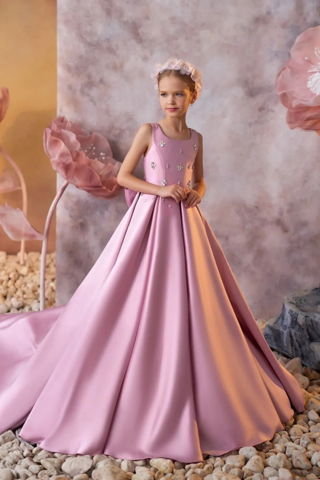 Royal Satin Gown