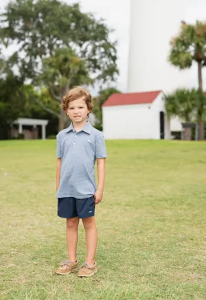SALTWATER BOYS Banks Performance Polo