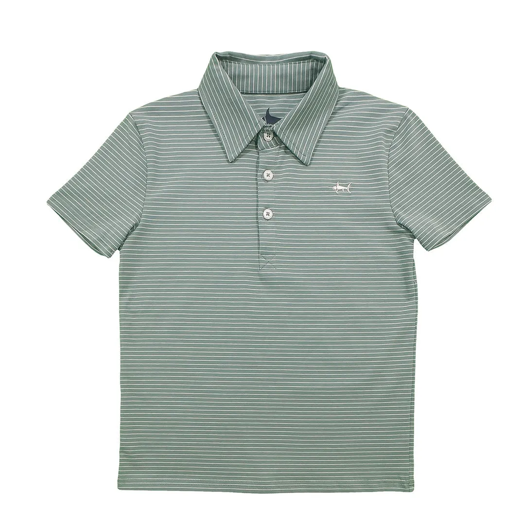 SALTWATER BOYS Banks Performance Polo
