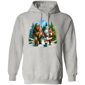 Santa & Sasquatch T-Shirts, Hoodies and Sweatshirts