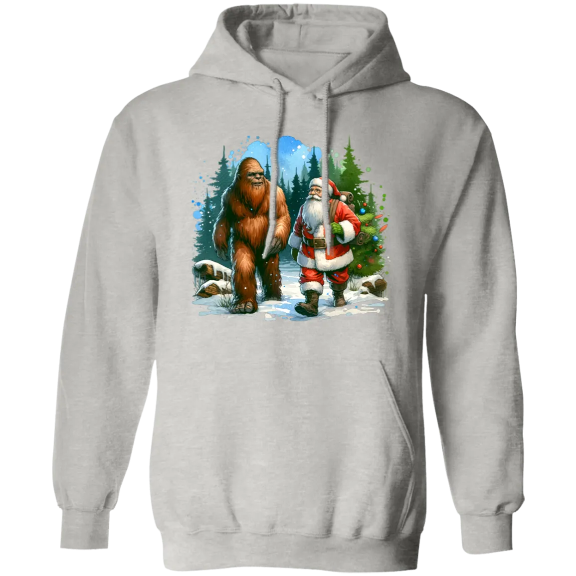 Santa & Sasquatch T-Shirts, Hoodies and Sweatshirts