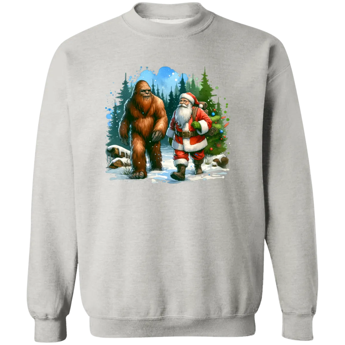 Santa & Sasquatch T-Shirts, Hoodies and Sweatshirts
